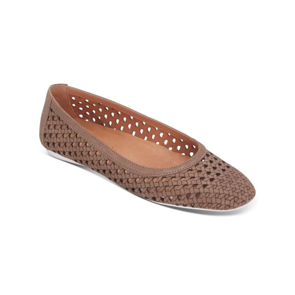 NWT GENTLE SOULS KENNETH COLE Womens Brown Eugene Leather Ballet Flats 6.5 M